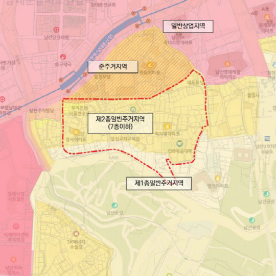 '휴먼타운 2.0' 사업 후보지 서울 중구 회현동 1가 일대 위치도. <서울시 제공>